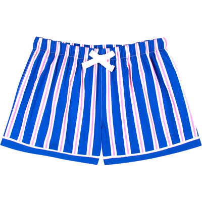 Women's Andy Cohen Blue Stripe Boxer Shorts