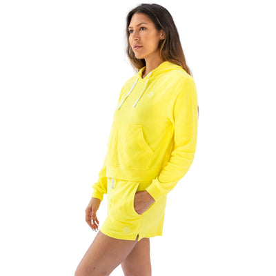 Women's Andy Cohen Yellow Terry Shorts