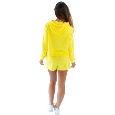 Women's Andy Cohen Yellow Terry Hoodie