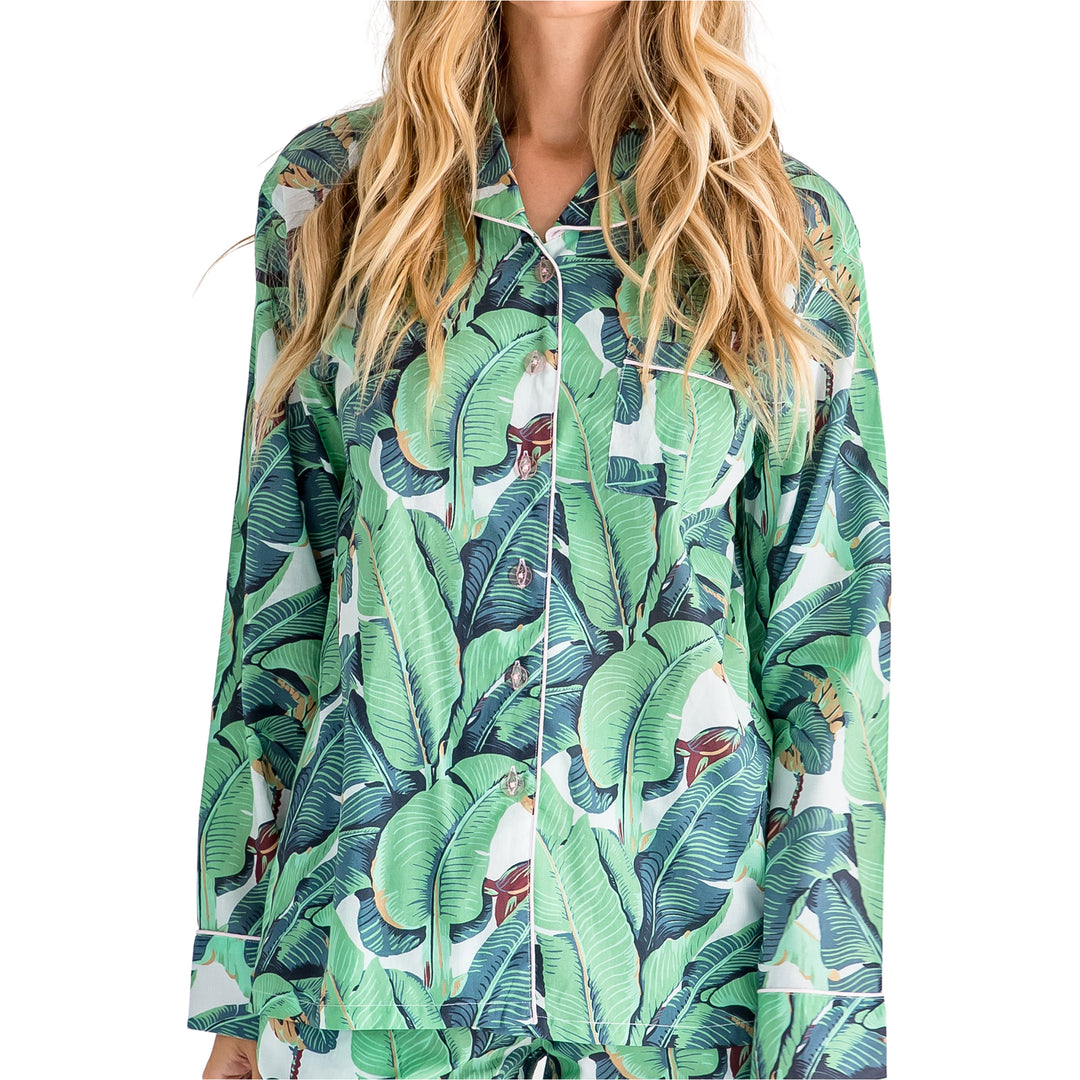 Women's Martinique¬Æ Banana Leaf PJ Set | Pure Cotton | Sant and Abel