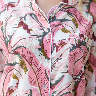 Women's Pink Martinique® Banana Leaf Night Shirt