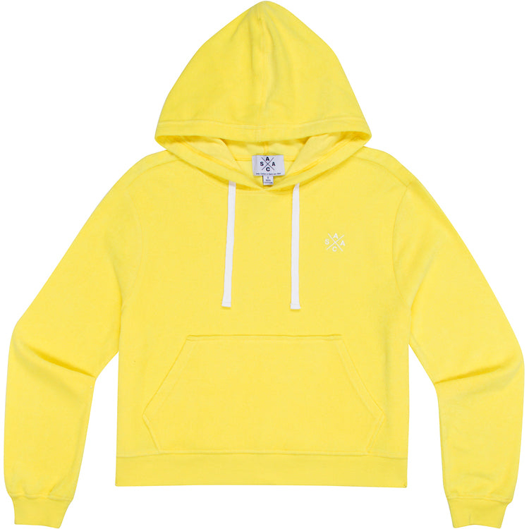 Women's Andy Cohen Yellow Terry Hoodie