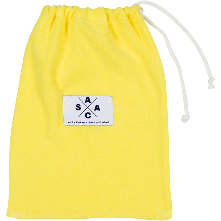 Women's Andy Cohen Yellow Terry Tennis Vest